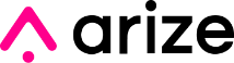 Arize logo pink-black